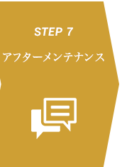 STEP 7 アフターメンテナンス